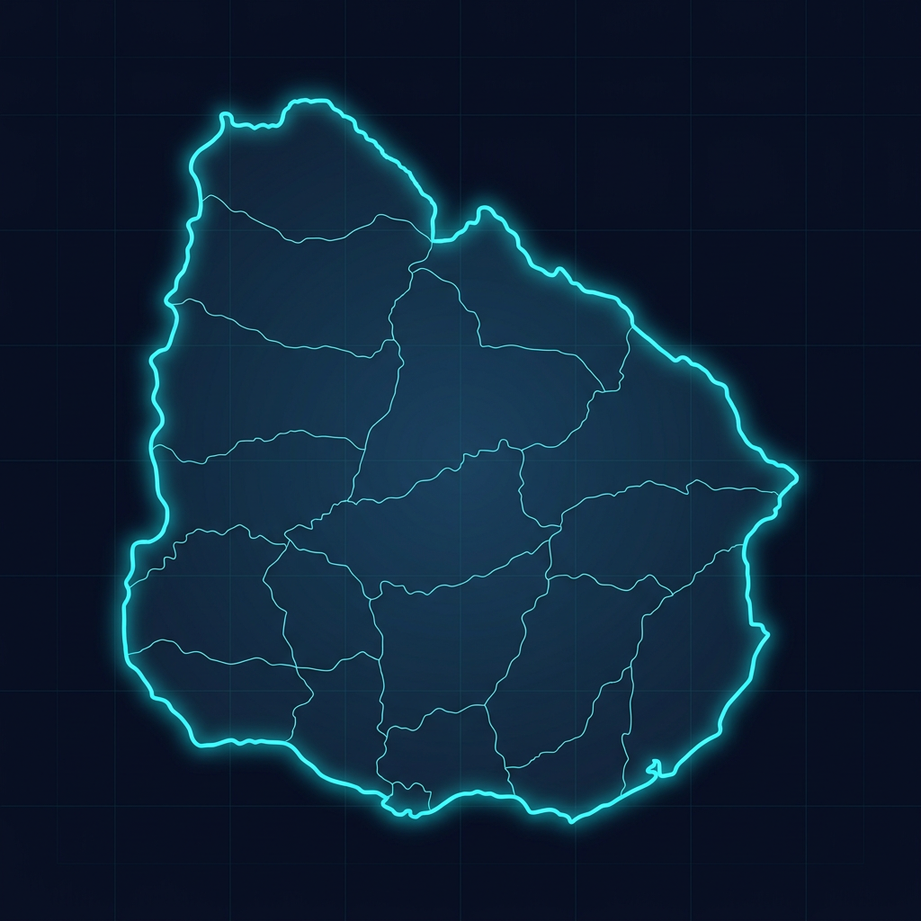 Mapa de Uruguay